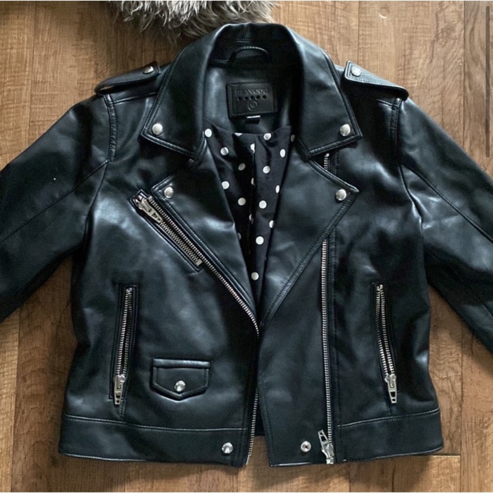 Free people jacket leather real leather jacket